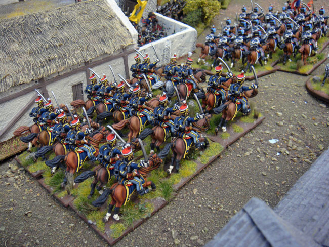 Magnificent British light dragoons