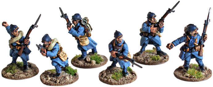 FR004 Infantry Charging and with Grenades FR004 Infantry Charging and with Grenades