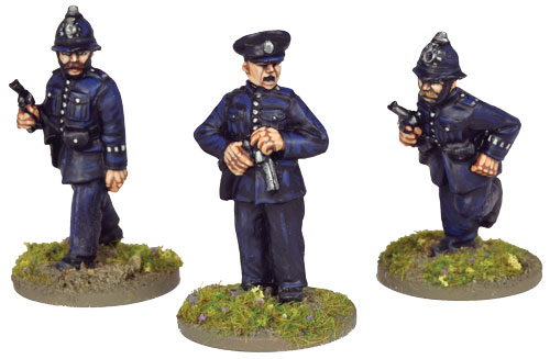 Long Arm of the Law with Pistols
