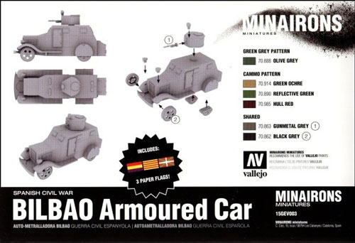 1/100 BILBAO Armoured Car Boxed Set