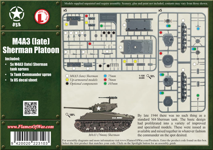 M4A3 (late) Platoon (UBX44)