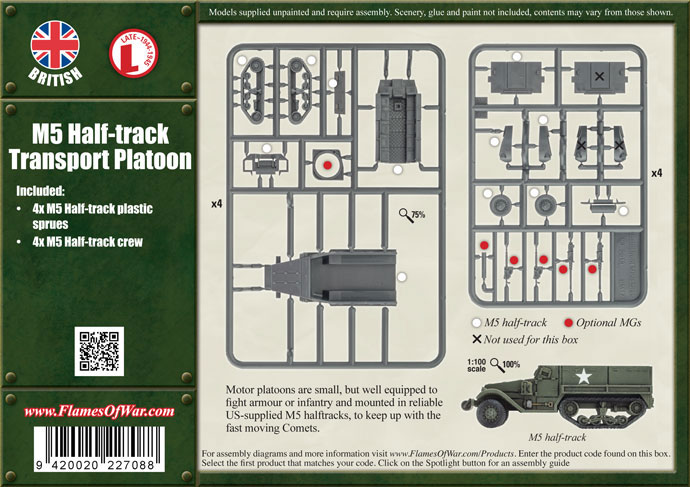 M5 Half-track Transport Platoon (BBX28)
