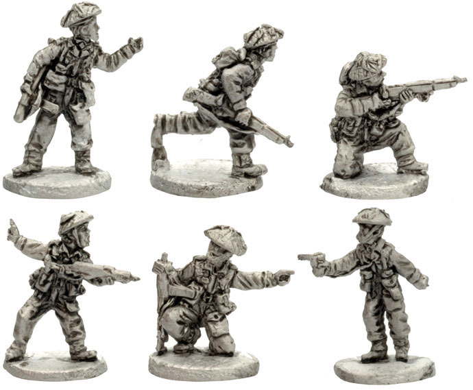 Guards Rifle Command (BSO104) Pack Contents + Two Small Bases