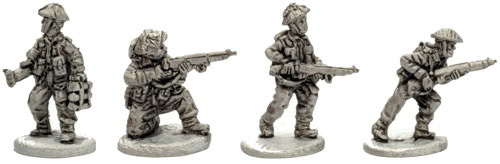 Guards Rifle PIAT (BSO105) Pack Contents + 3 Small Bases