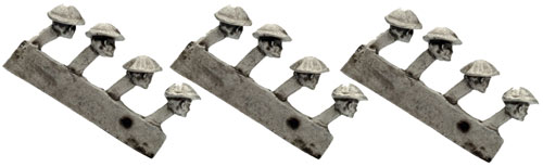 Guards Head Sprue (BSO189) Pack Contents