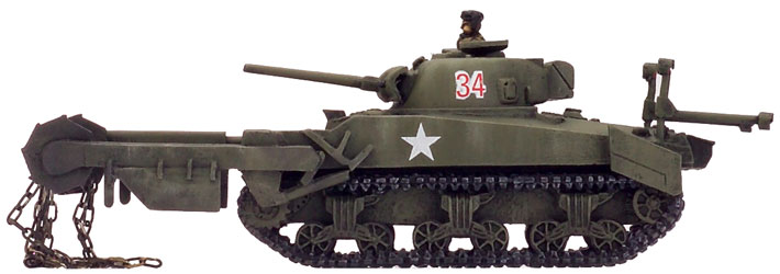 Sherman ’Crab’ Flail Tank (BR132)