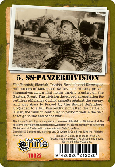 5.SS-Panzerdivision 'Wiking' Gaming Set