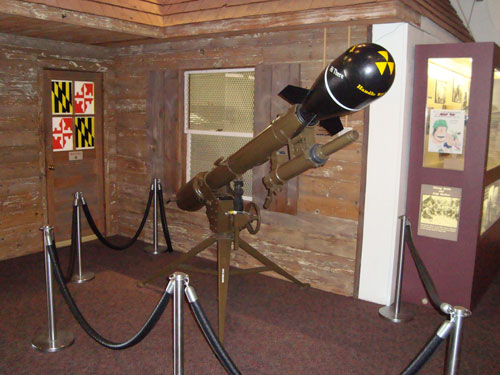 An infantry fired nuclear warhead launcher