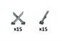 XX702 Tank traps (x15) - Direct Only