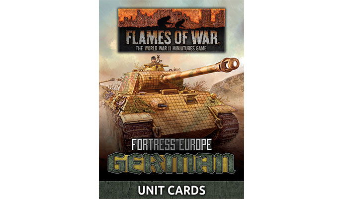 Fortress Europe German Unit Cards (FW261G)