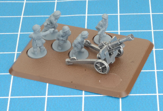 Assembling The 10.5cm gun (GBX145)