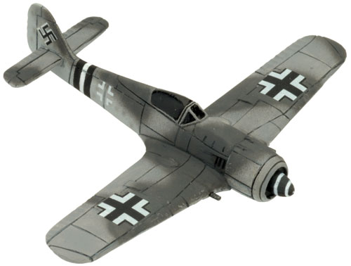 1/144 Scale painted German FW-190 Aircraft Flames of War 15mm