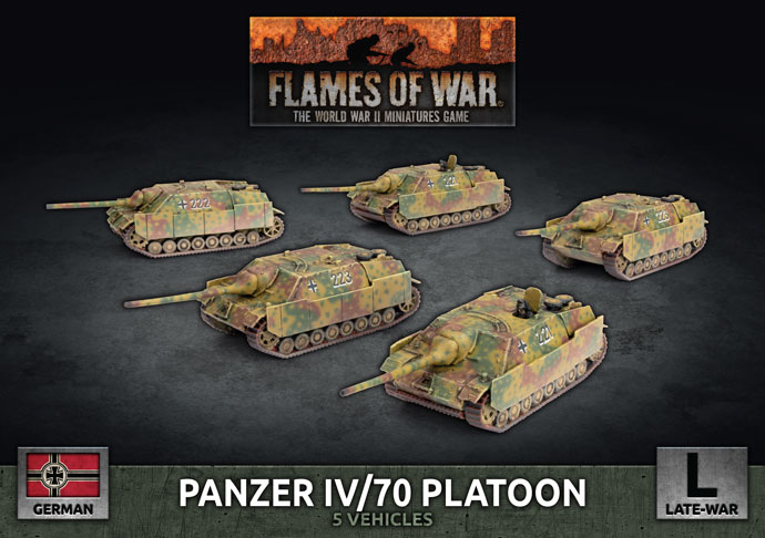 Panzer IV/70 Platoon (Plastic) (GBX160)