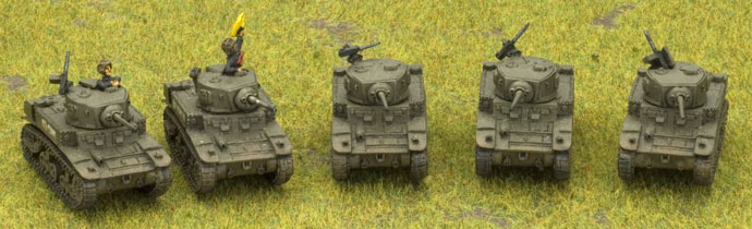 Light Tankovy Company (Painted by Casey)