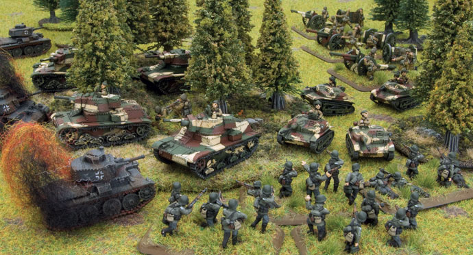 Casey's army in action