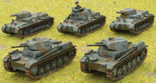 An example of Chris' Leichte Panzer Platoon