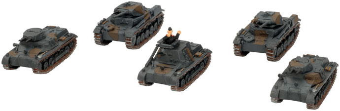 The tanks of Mike's Leichte Panzerkompanie