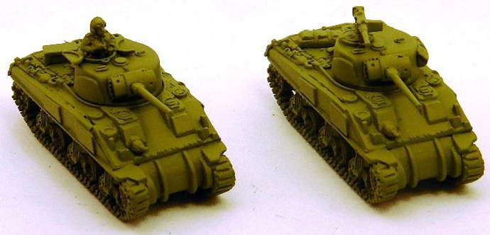 Joe's Company HQ Shermans