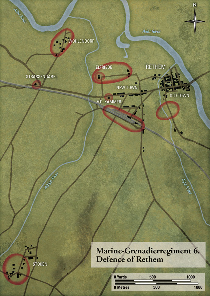 Marine-Grenadierregiment 6 Defence of Rethem
