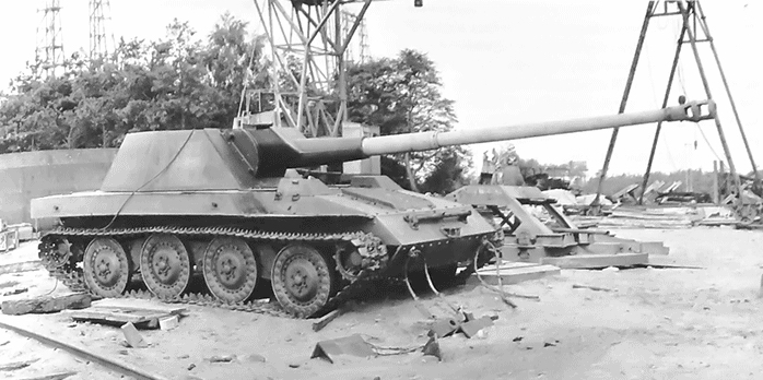 The Steyr-Krupp 8.8cm Pak 43 Waffenträger prototype – 1944 Kummersdorf