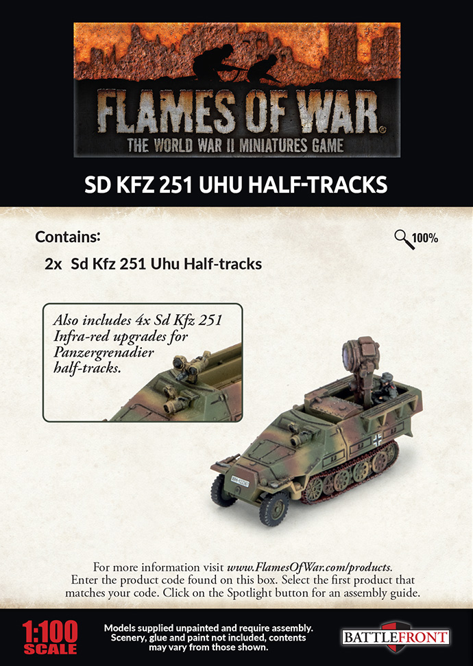Sd Kfz 251 Uhu Halftracks (GBX194)