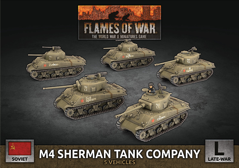 M4 Sherman Tank Company (Plastic) (SBX84)
