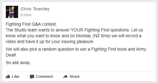 Fighting First Q&A Contest