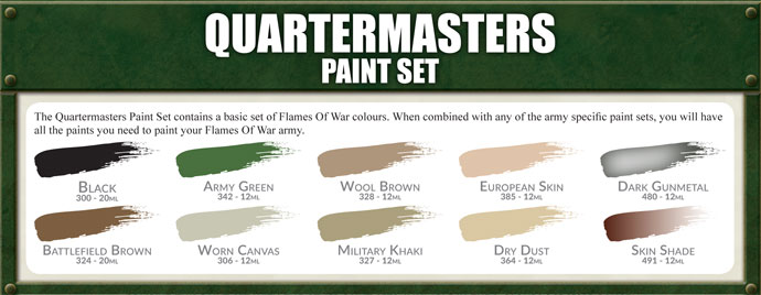 Quartermaster's Paint Set