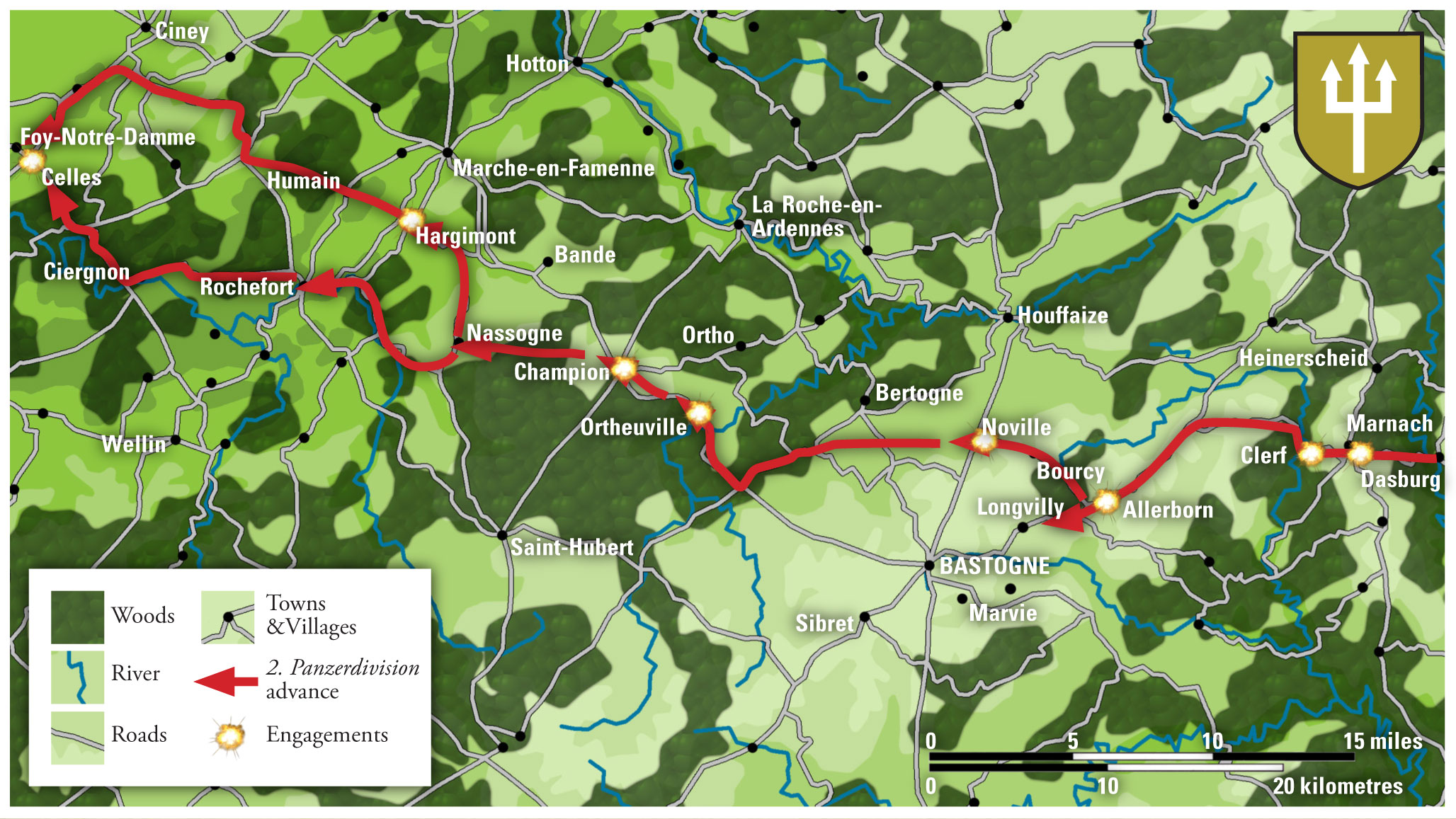 2. Panzerdivision in the Ardennes