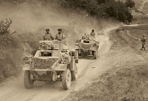 Indian Humber IV armoured cars