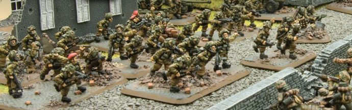 British Paras on the attack