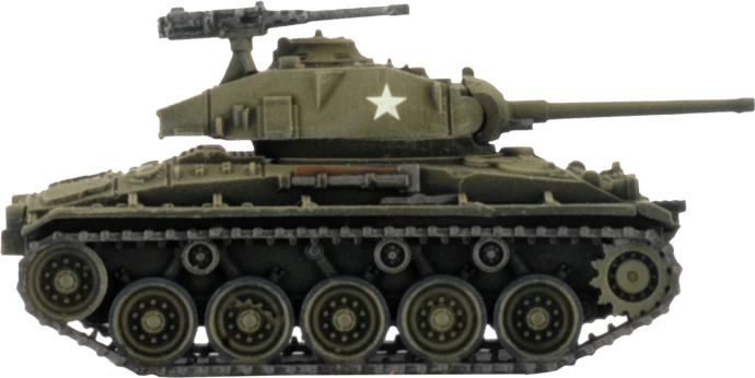 M24 Chaffee Tank Platoon (Plastic) (UBX94)