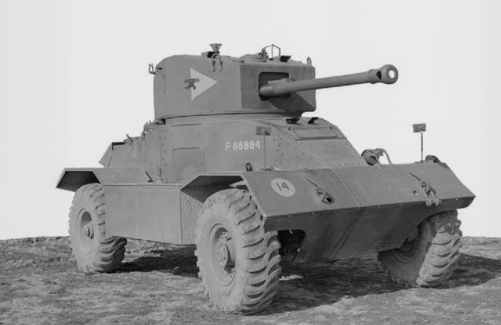 An AEC III Matador – Heavy Armoured Car with 75mm gun