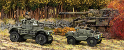 Daimler armoured car and Daimler Dingo scout car