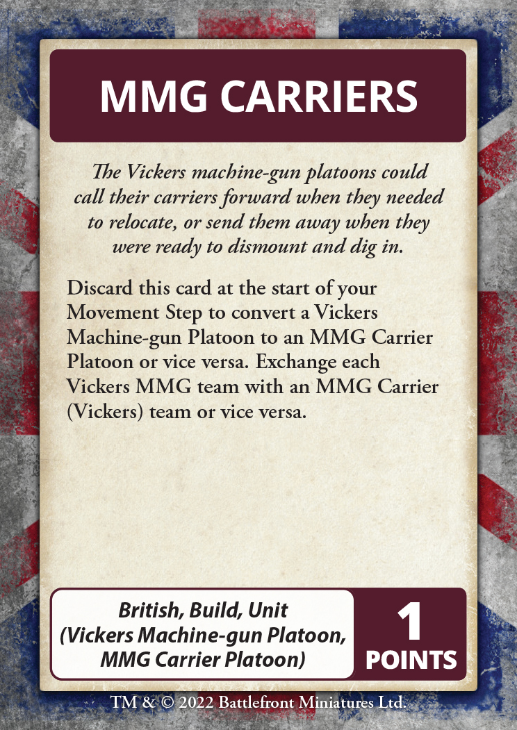 Bulge: British Command Cards (FW272C)