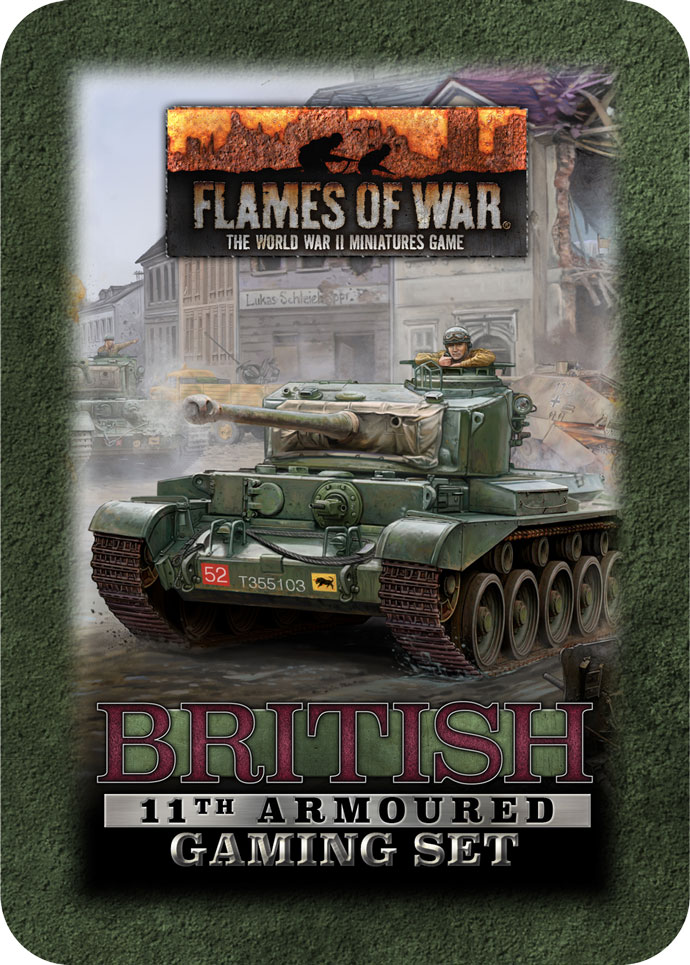 British 11th Armoured Gaming Set (TD048)