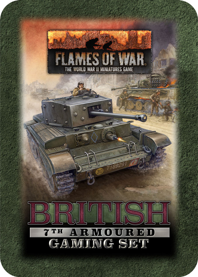 British 7th Armoured Gaming Set (TD049)