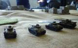 Panzers advance on the enemy