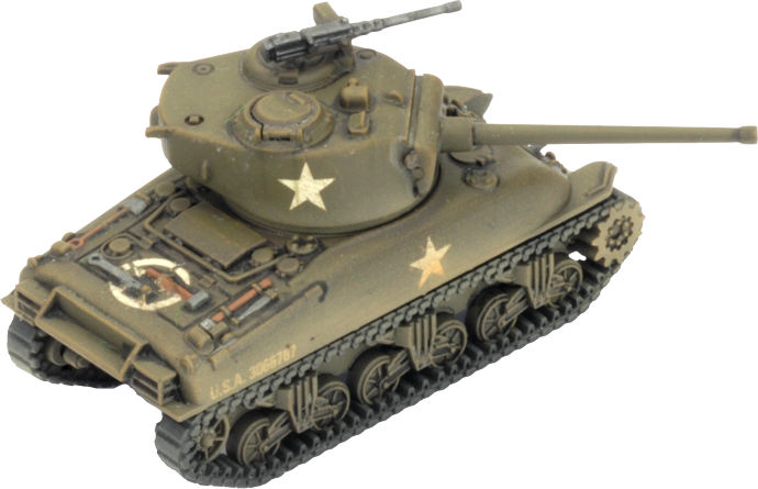 UBX69 Flames of War Late War USA M4 Sherman Tank Platoon 