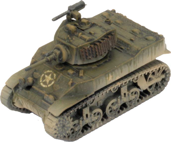 M5 Stuart Light Tank Platoon (Plastic) (UBX70)