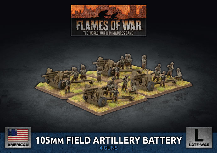 105mm Field Artillery Battery (Plastic) (UBX77)