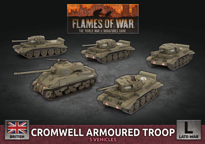 Cromwell Armoured Troop (Plastic) (BBX57)