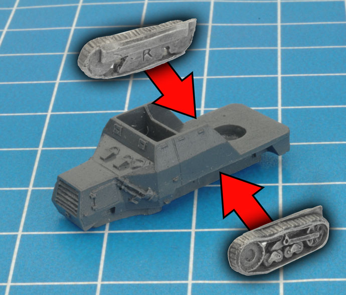 Assembling the Reihenwerfer (8cm)