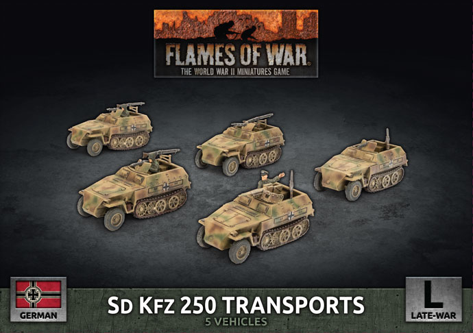 Sd Kfz 250 Transports (Plastic) (GBX129)
