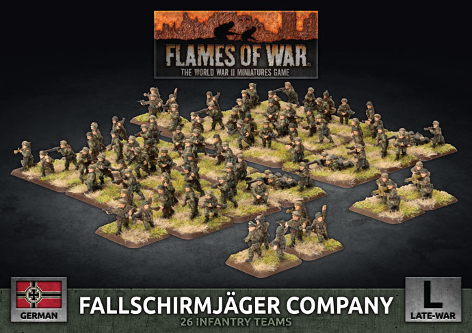 Fallschirmjager Company (Plastic) (GBX136)