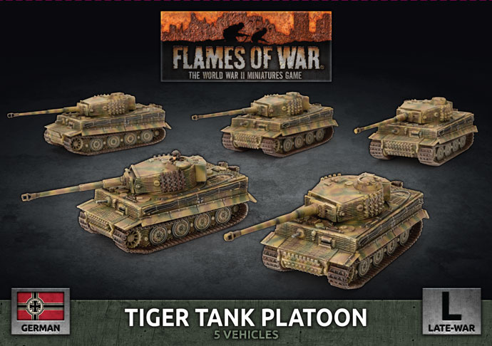 Tiger Heavy Tank Platoon (Plastic) (GBX140)