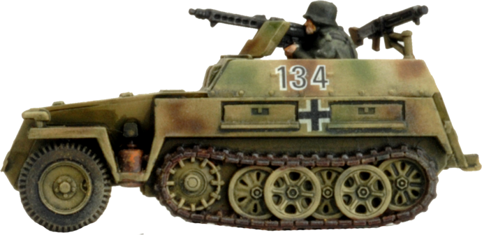 Flames of War GBX129 German Sd Kfz 250 Transports Battlefront Miniatures 