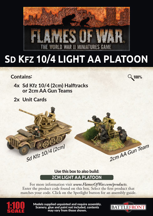 Sd Kfz 10/4 Light AA Platoon (GBX147)