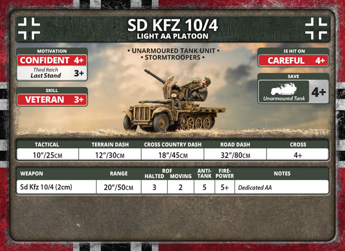 Sd Kfz 10/4 Light AA Platoon (GBX147)