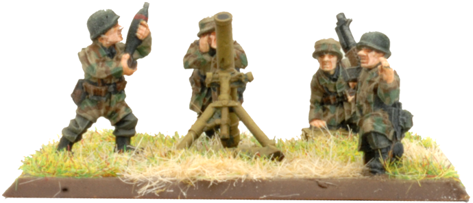 Fallschirmjager Mortar Platoon (Plastic) (GE769)